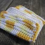 Yellow/White Dish Cloth Set..